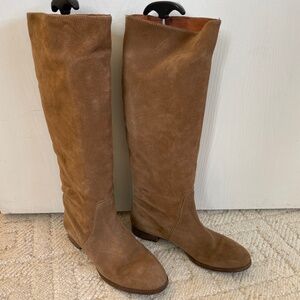 J.Crew Tall Suede Riding Boots, Size 8.5